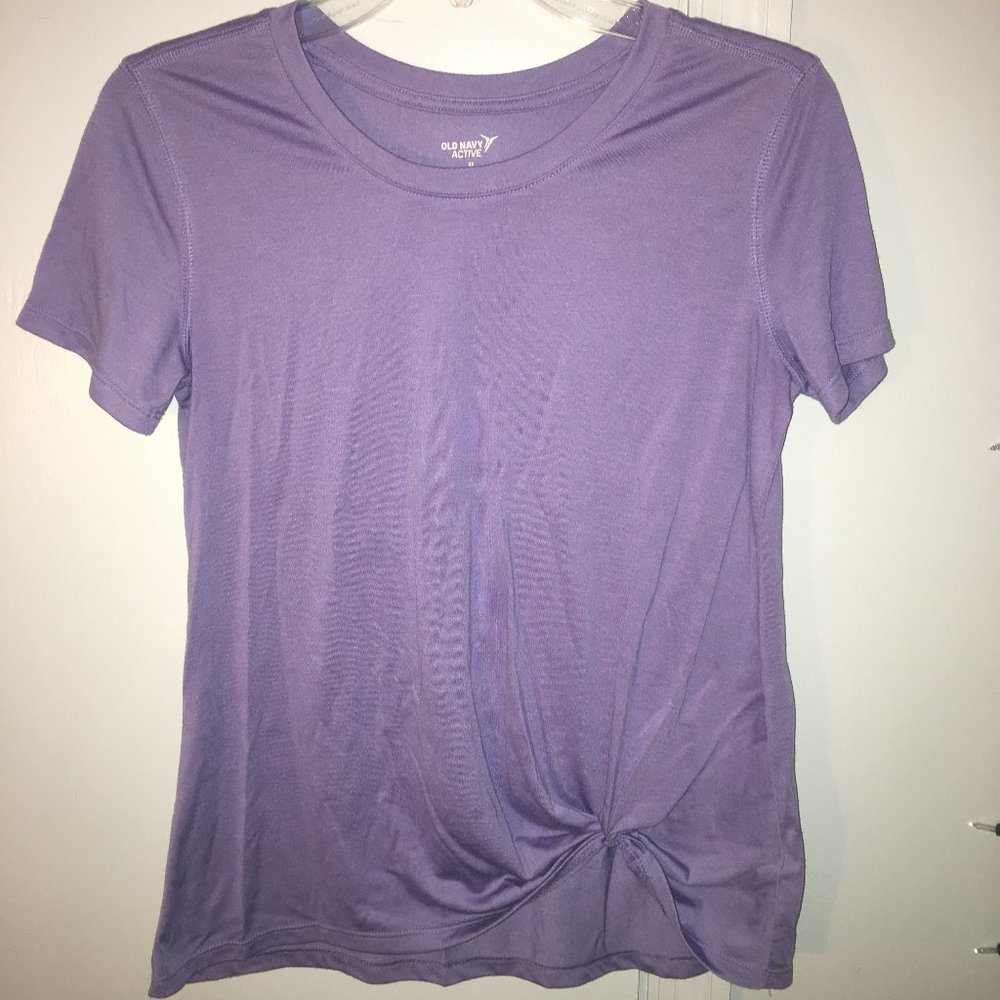 Old Navy "Go-Dry" Women's Purple Active Shirt